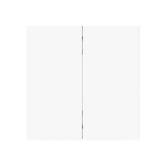 Busch-Jaeger 6736 FoH-44G Wippe 2-fach für Smart Switch Einsatz, studioweiß glänzend