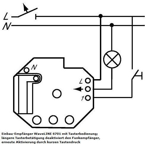 Busch-Jaeger 6701-101 Einbau-Schaltaktor WaveLine