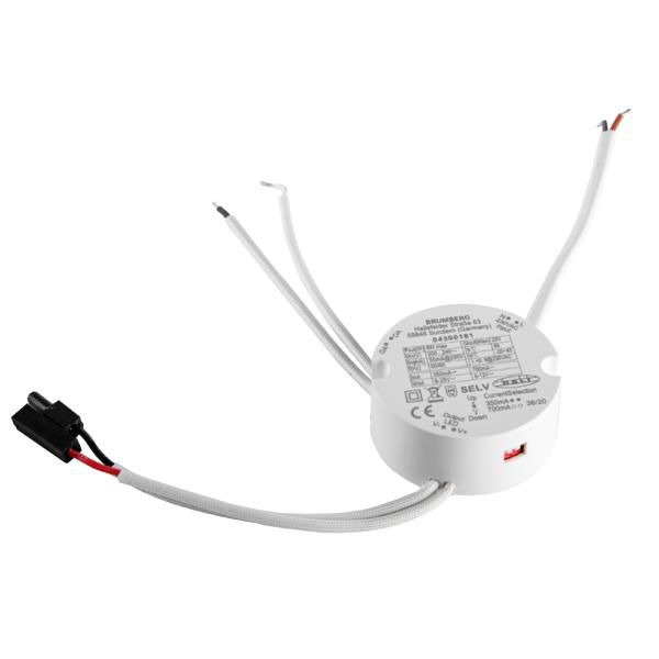 Brumberg 17658000 LED-Rundkonverter 350 mA, 2,1-9 W, DALI dimmbar (digital), Plug&Play