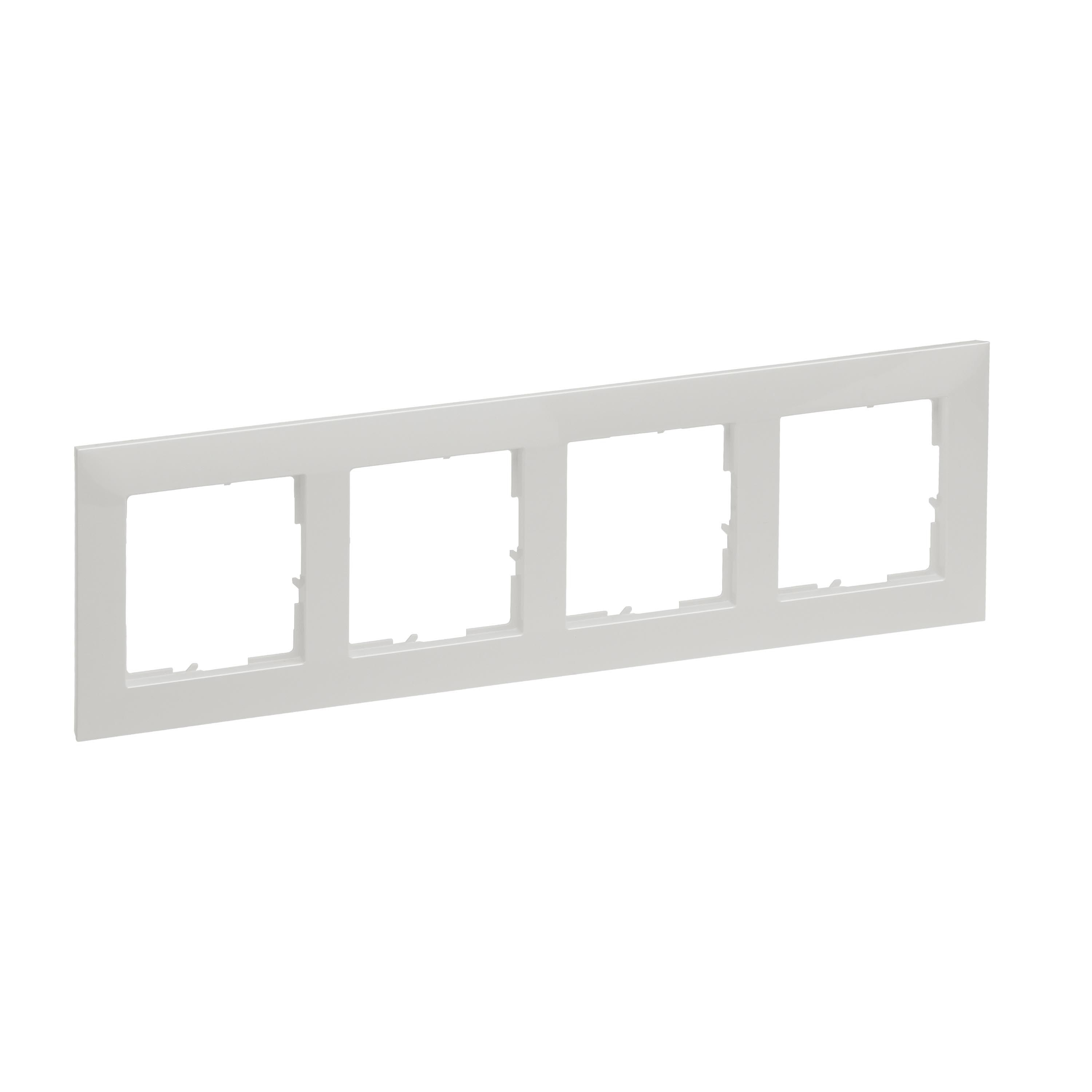 Legrand 765574 SEANO 4-fach Rahmen, perlmutt lackiert