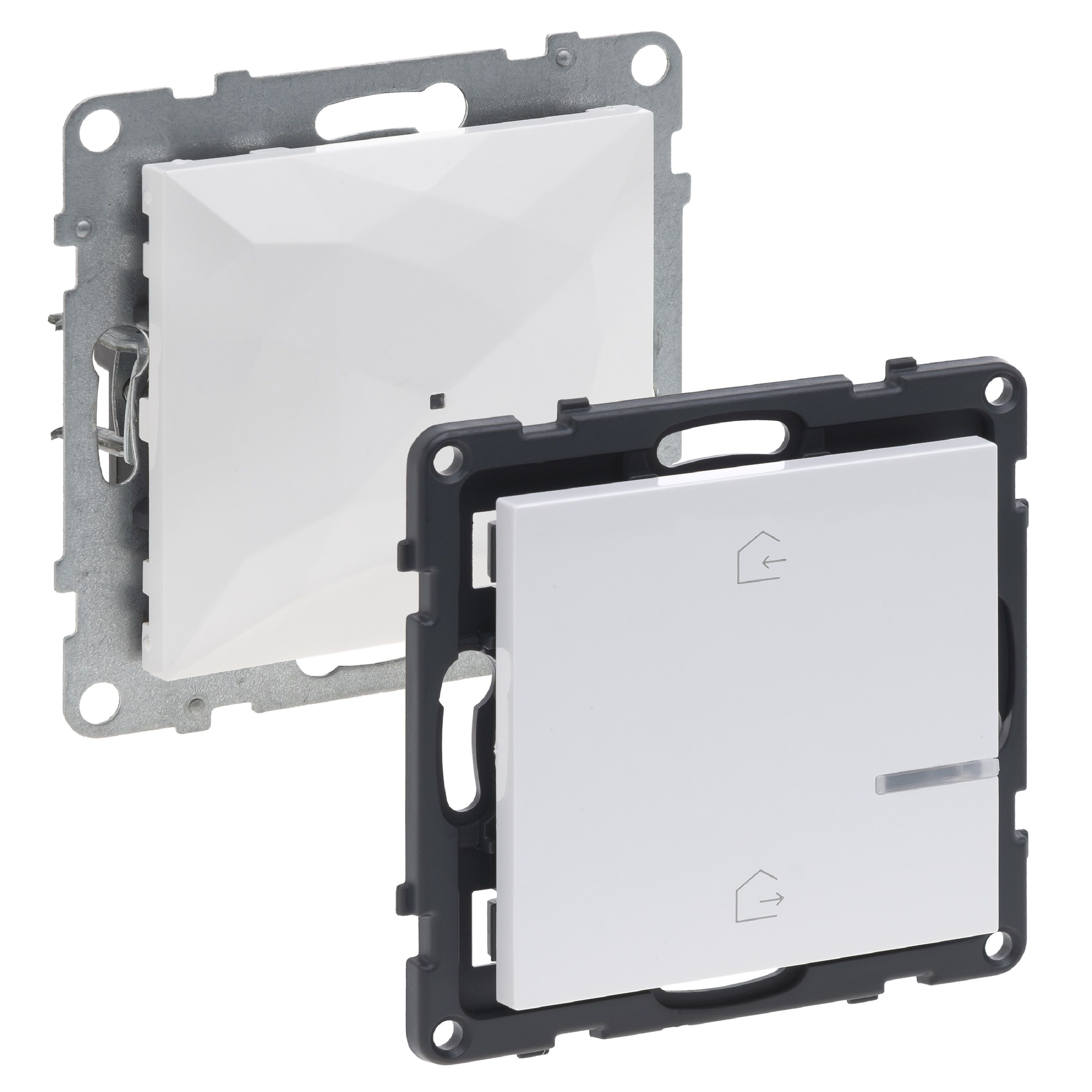 Legrand 765630 SEANO with Netatmo Starterpaket mit Unterputz-Gateway und batteriebetriebenem Master-Switch inklusive Abdeckungen, Ultraweiß