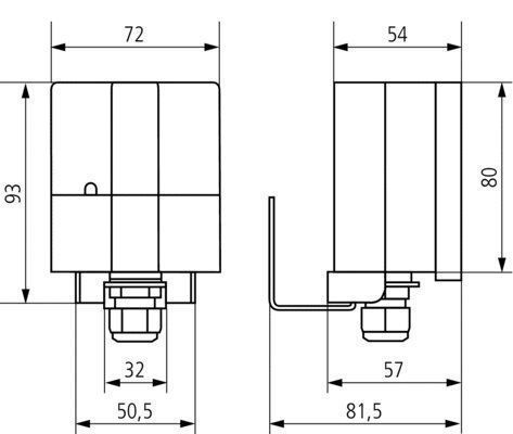 Theben 9070410 Antenne top2 RC-DCF für Wandaufbau