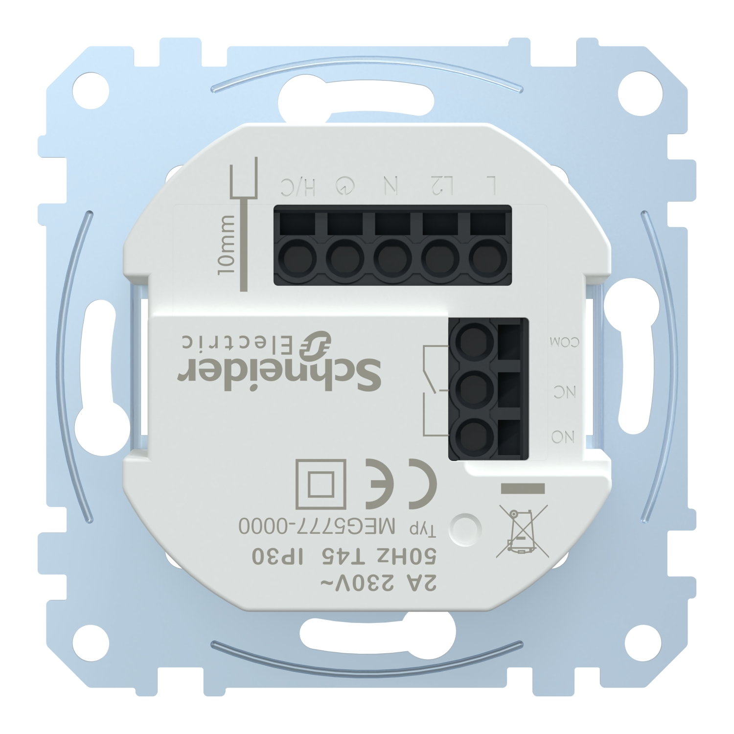 Merten MEG5777-0000 Connected Raumtemperaturregler-Einsatz, Zigbee, 2A