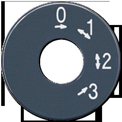 Jung SKS1101-4 Skalenscheibe, 3-Stufen-Schalter, anthrazit