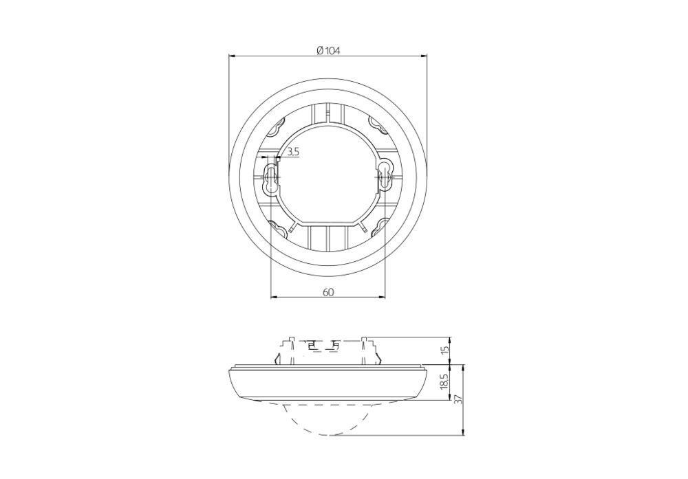 B.E.G. 93251 Montageset BL-2-UP