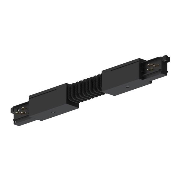 Brumberg 87131080 Flexibler Verbinder zu 3-Phasen-Stromschiene ONETRACK DALI/schaltbar, 87161-87163, schwarz