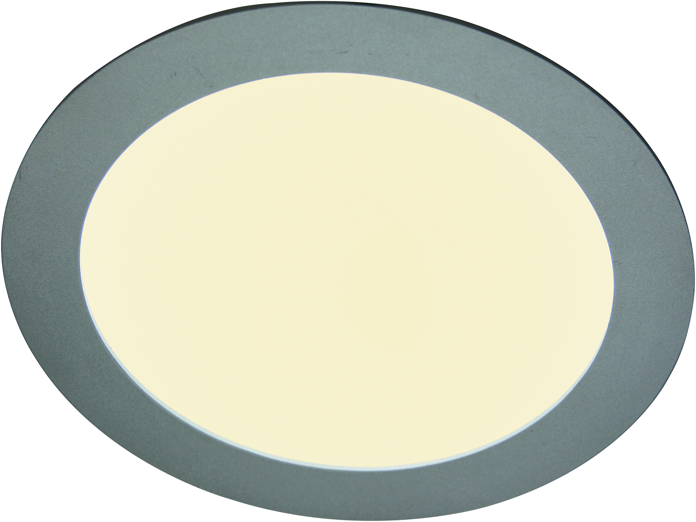 Heitronic 27638 LED Panel TOULOUSE rund, 7 W, 3000 K, IP44, Ø145x22 mm, dimmbar