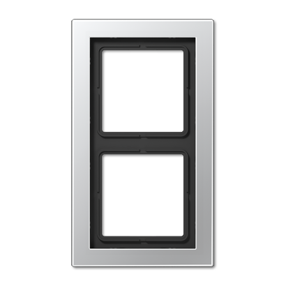 Jung ALD2982 Rahmen 2-fach, senkrechte und waagerechte Montage, LS-DESIGN, Aluminium