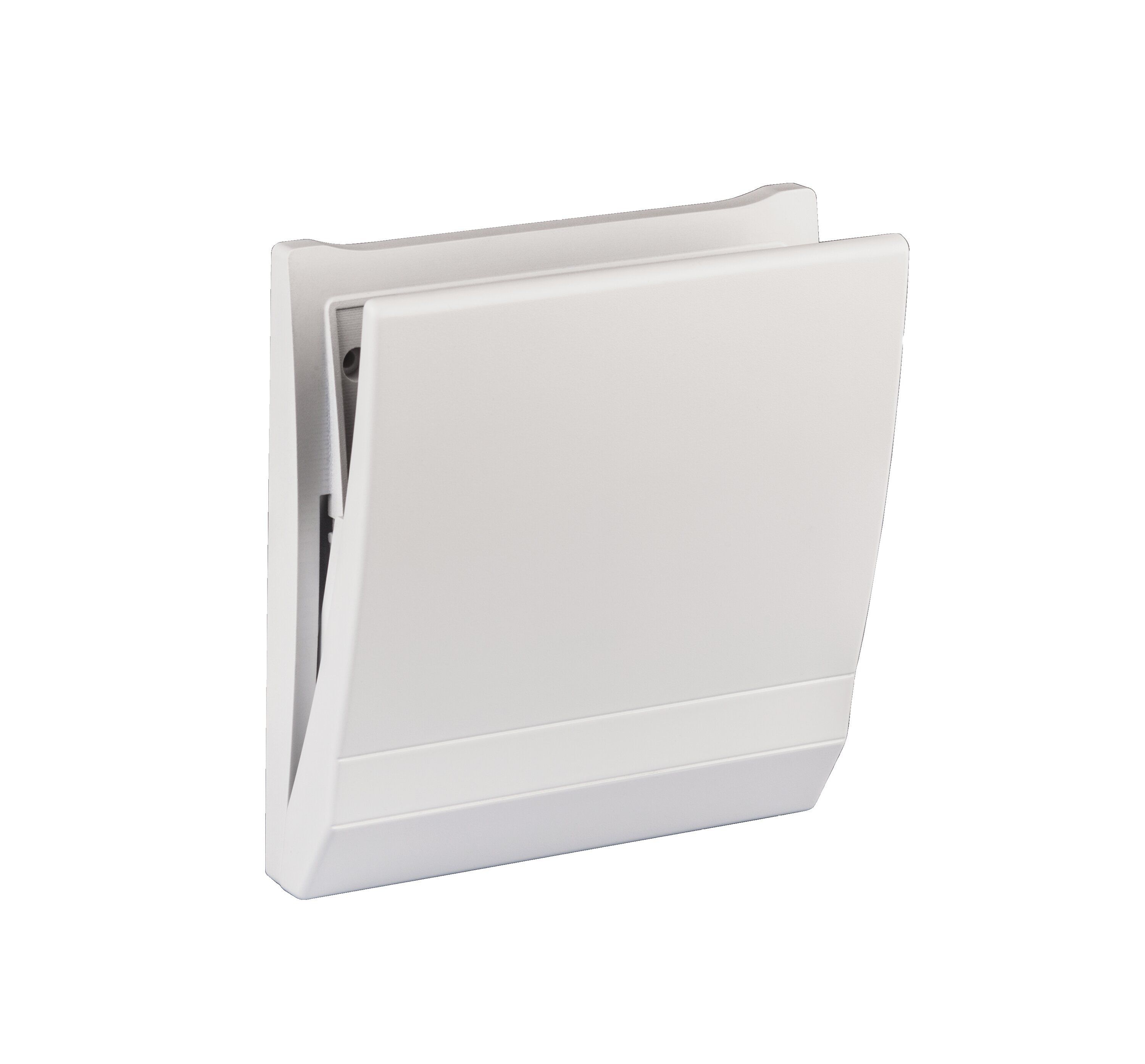 Lunos 040087 Komfort Innenblende 9/IBK für Lüfter e², ALD, ALD-S, AB 30/60, RA 15-60, Kunststoff, mechanisch verschließbar, weiß