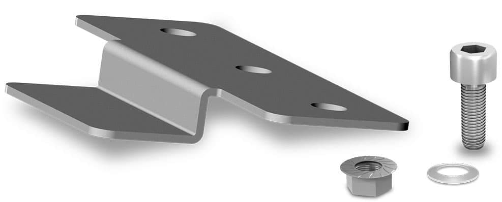 K2 2004057 AC StairPlate für Micro Inverter / Optimizer zur Befestigung an K2 Schienen
