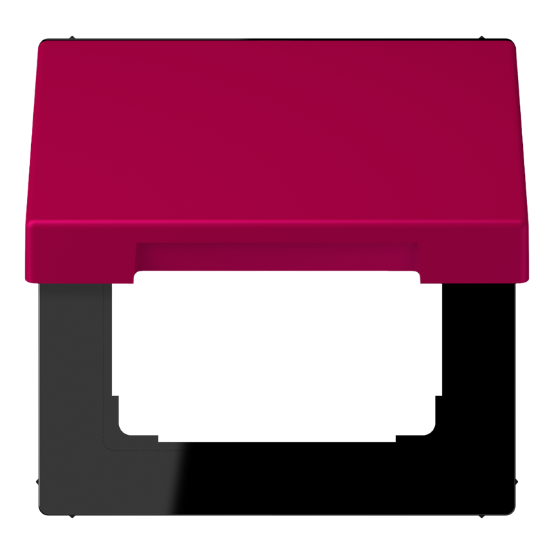 Jung LC990BFKL230 Klappdeckel mit Rückstellfeder, Les Couleurs® 32101, rouge rubia