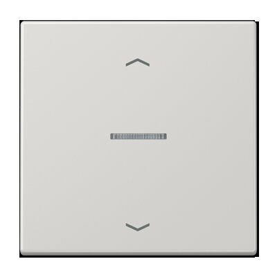 Jung FMLS1700PLG eNet Taster Standard 1-fach, mit Pfeilsymbolen, Duroplast, Serie LS, lichtgrau