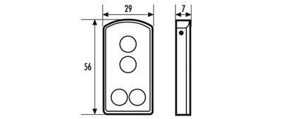 Esylux EM10016011 Mobil-RCi-M Fernbedienung