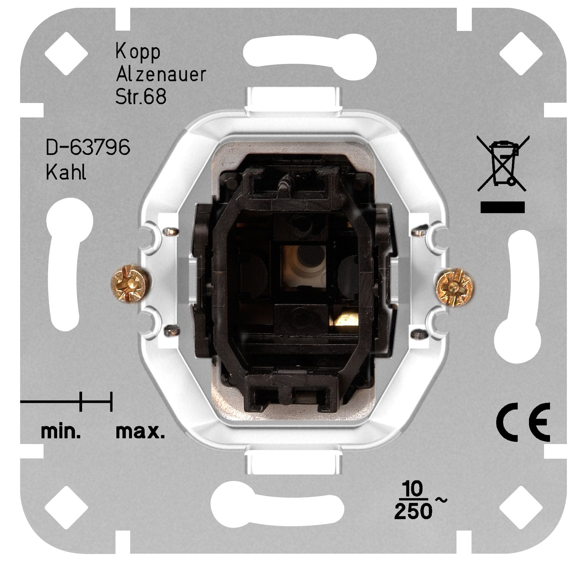 Kopp 504300008 Taster-(Schließer) 10AX, 250V~ UP