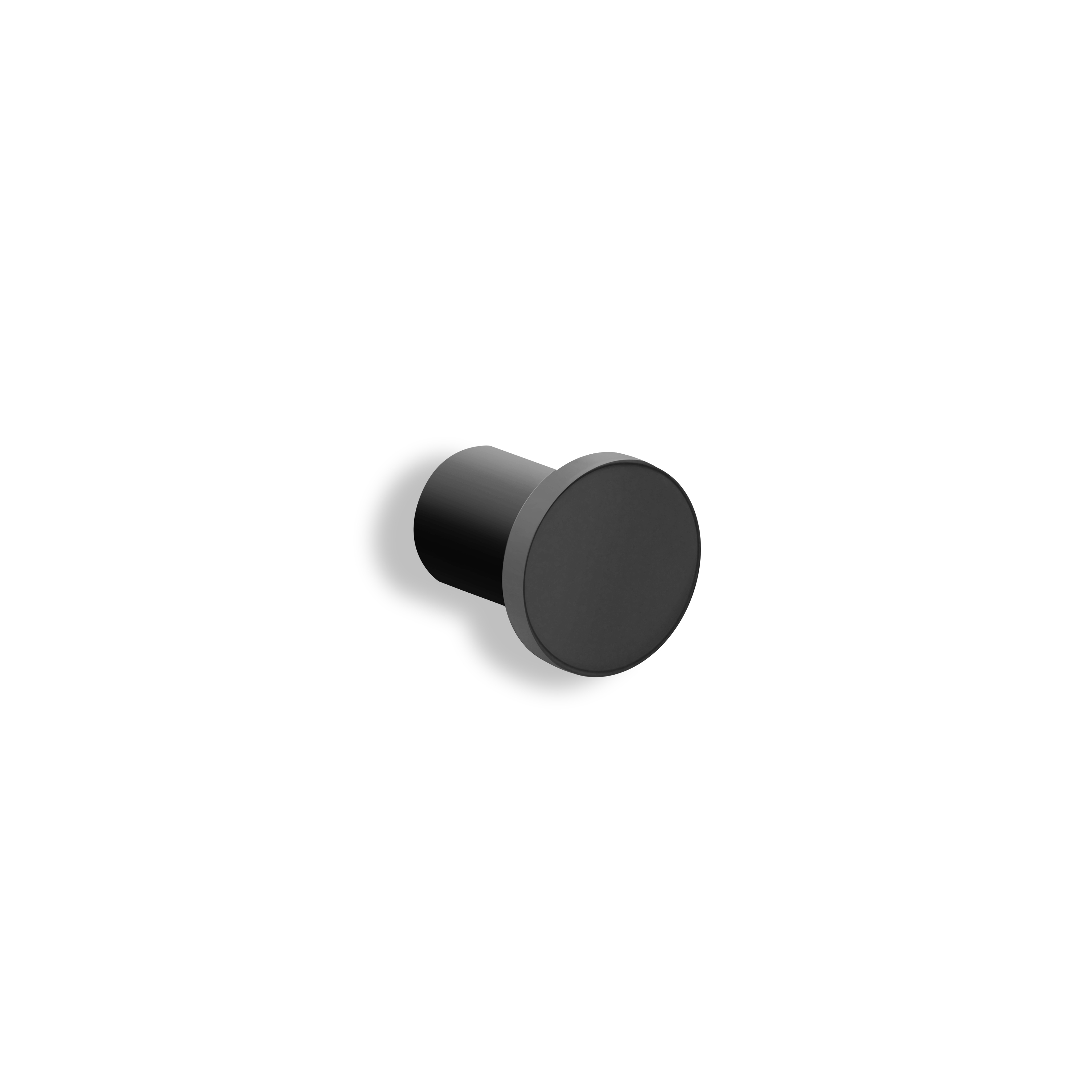 qles CRM0814 Click-Stick Halter-M 25mm, für Merten System-M, Anthrazit, edelmatt, runde Kappe