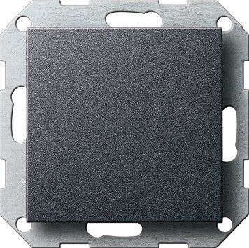 Gira 026828 Blindabdeckung mit Tragring, System 55, anthrazit