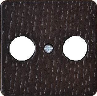 Kopp 358637008 Abdeckung für Antennensteckdose TV/RF