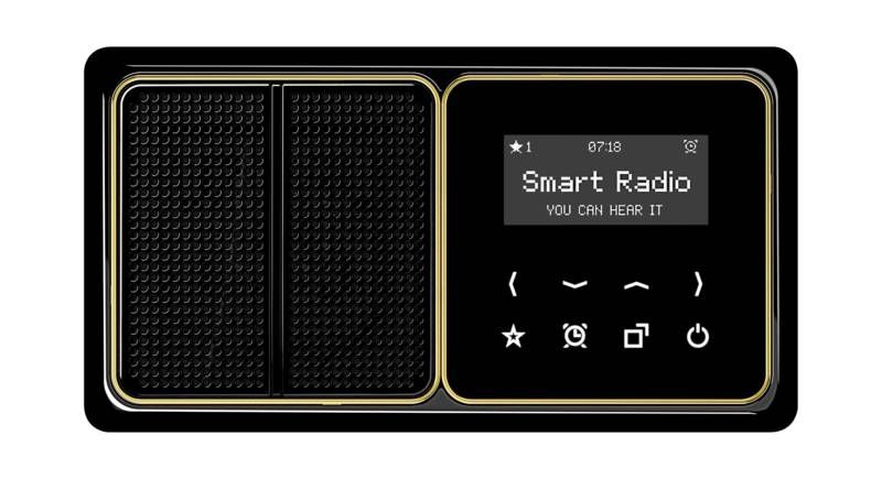 Jung DABCDBTSW Smart Radio DAB+ Bluetooth®, Serie CD, schwarz