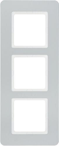 Berker 10136184 Rahmen 3-fach, Q.7, aluminium samt