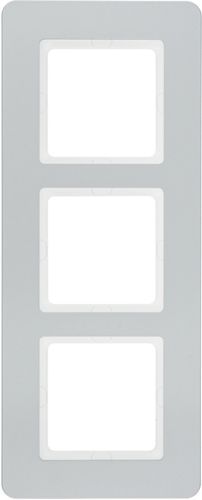 Berker 10136184 Rahmen 3-fach, Q.7, aluminium samt