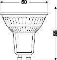 Ledvance 4099854071690 LED PAR16 ENERGY EFFICIENCY REFLECTOR B S, 36 °, 2 W, 827, 360 lm, GU10, nicht dimmbar