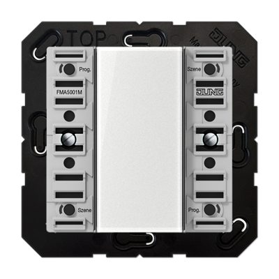 Jung FMA5004M eNet Funk-Wandsender-Modul 4-fach, F50, Serie A
