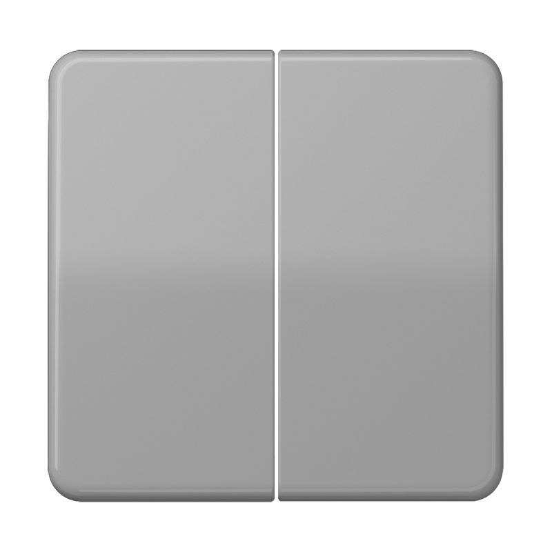Jung CD102GR Wippe für KNX Taster, Duroplast, F10, Serie CD, grau