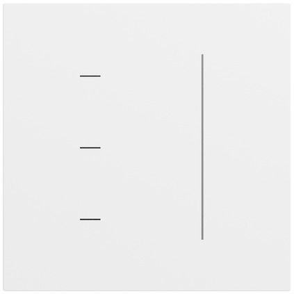 Gira 536572 System 3000 Touchaufsatz, System 70, reinweiß seidenmatt (lackiert)