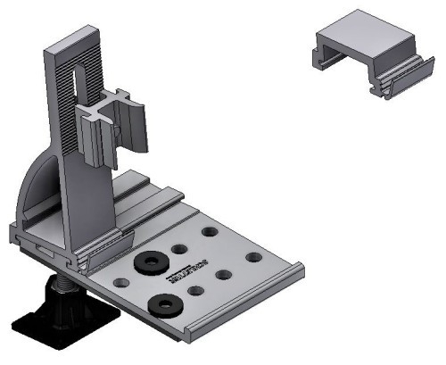 Schletter 103006-020 AluTile Dachhaken-Set