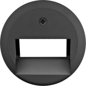Berker MAN0102017 Zentralstück, Serie 1930, softtouch, schwarz