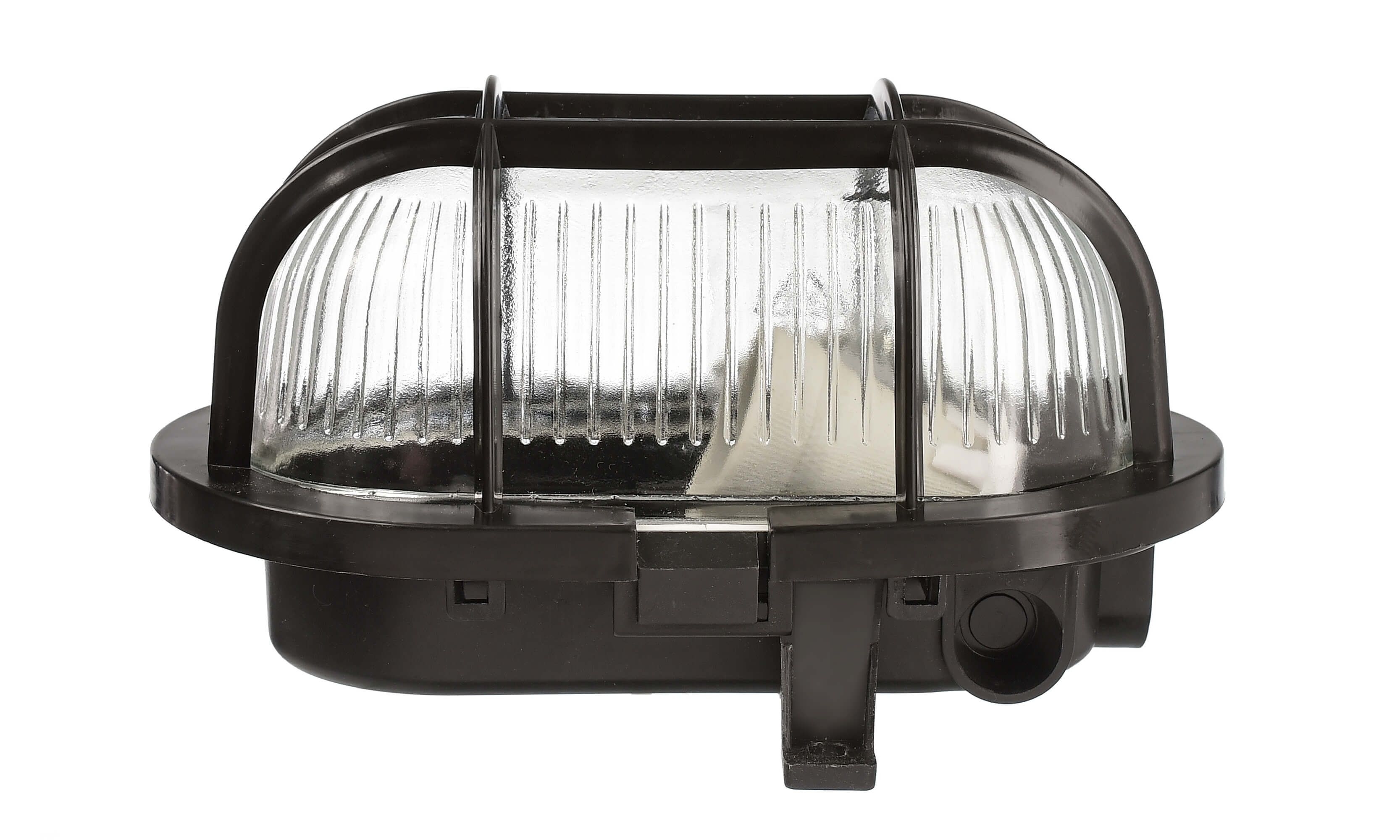 Deko-Light 731168 Decken- und Wandaufbauleuchte, Sotano Retro, oval, 1x max. 60 W E27, 220-240 V/AC, 50 / 60 Hz, schwarz