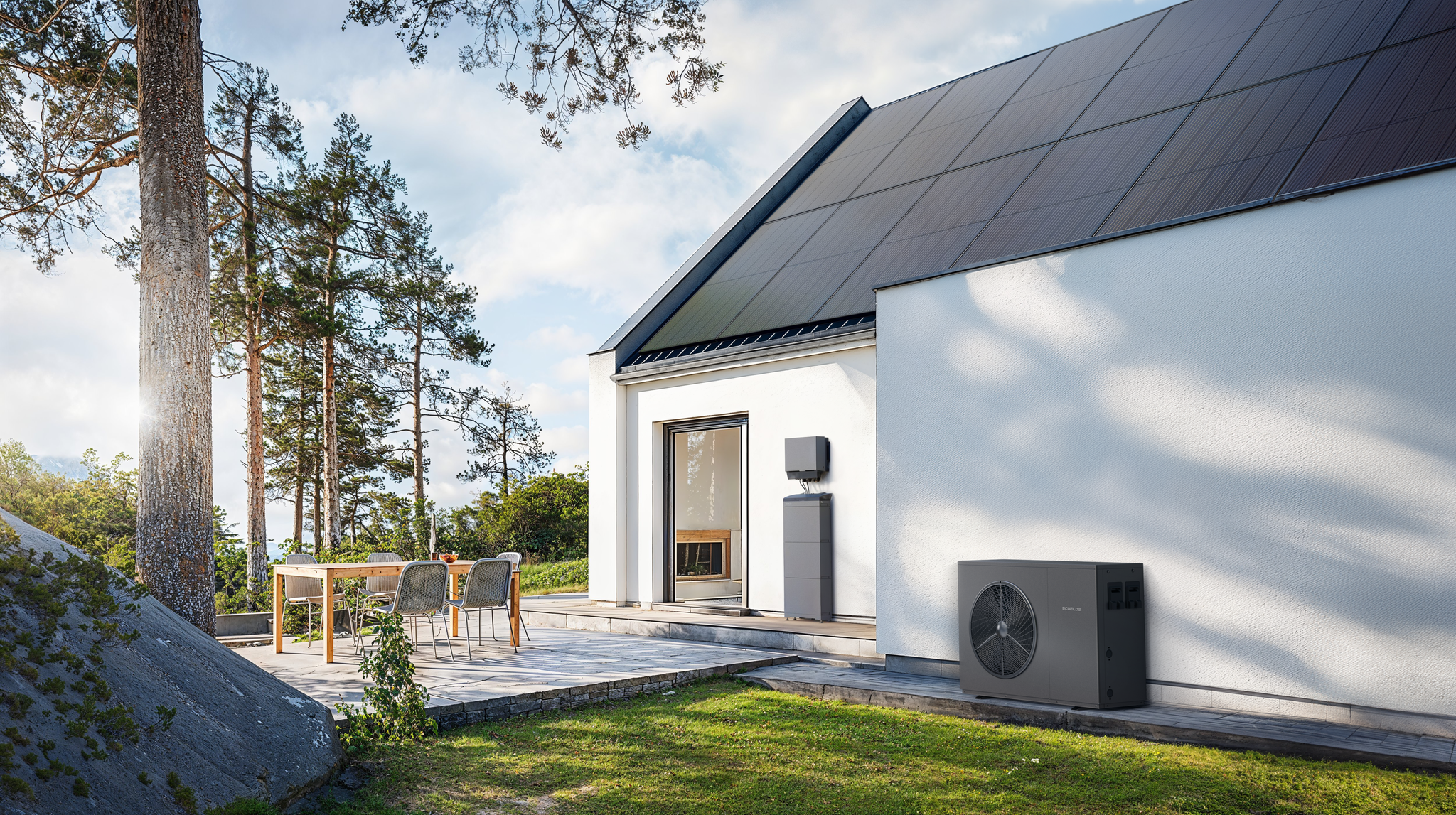 EcoFlow EF AD-P3-20K-S1 PowerHeat 20kW R290 Luft-Wasser-Wärmepumpe 20kW mit Touchdisplay und WLAN, Preis auf Anfrage