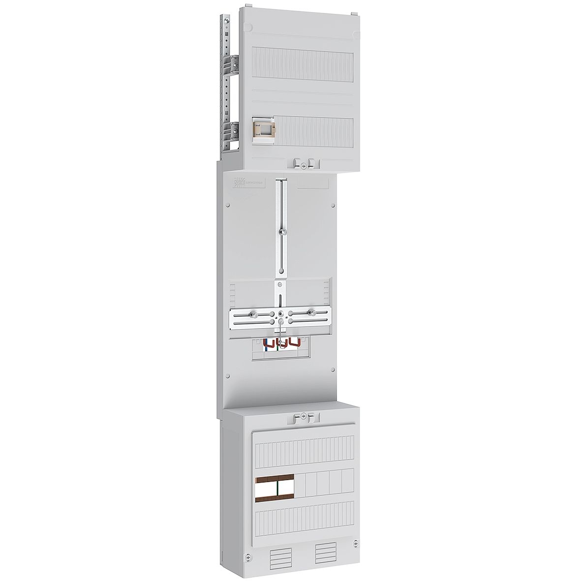 ABN Z17210 Zählerfeld 3Pkt, 1Z, mit sperrbarem HS, 5-polig, BxH 250x1050 mm