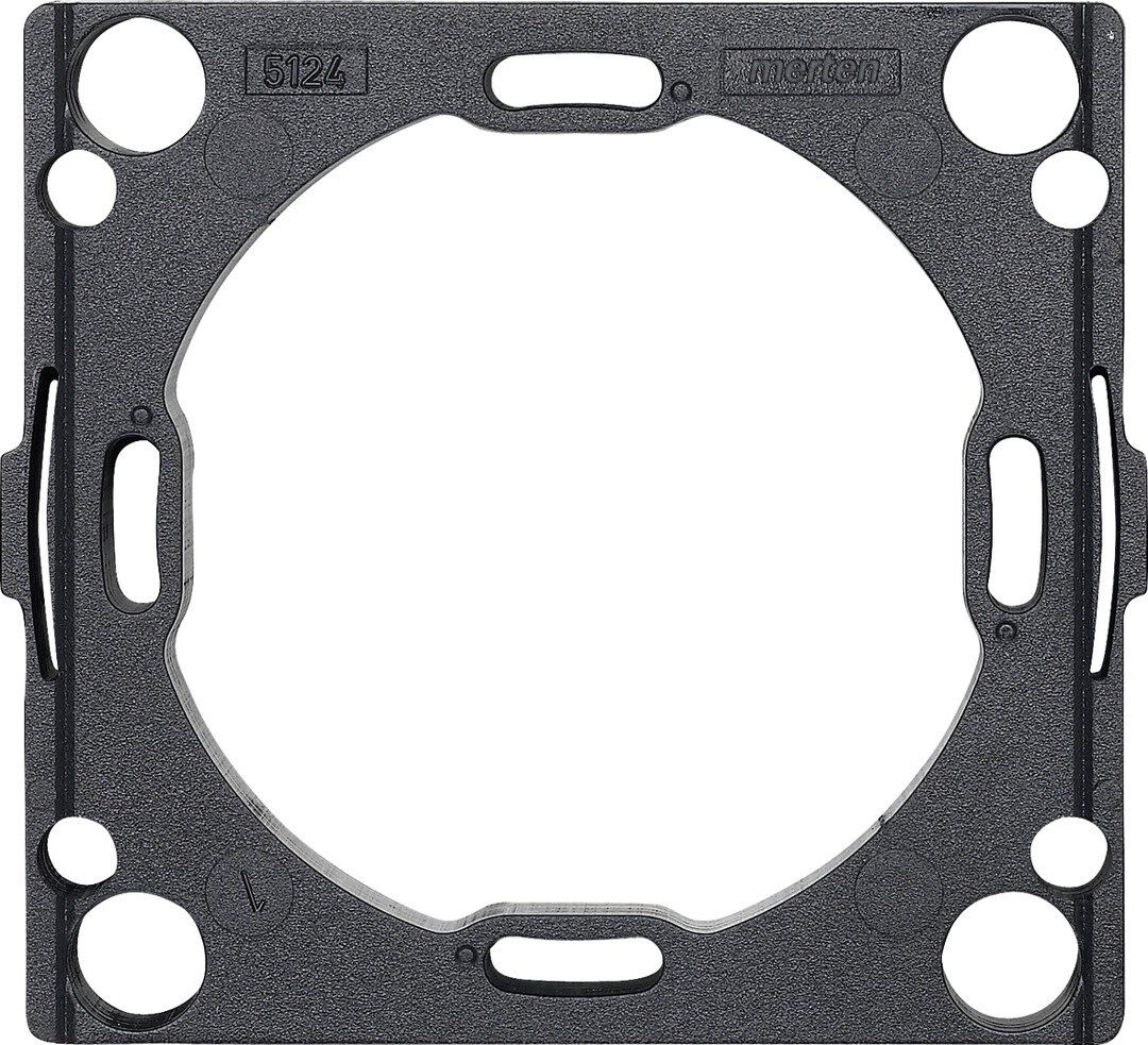 Merten 512400 Einlegeplättchen, M-PLAN II, schwarz