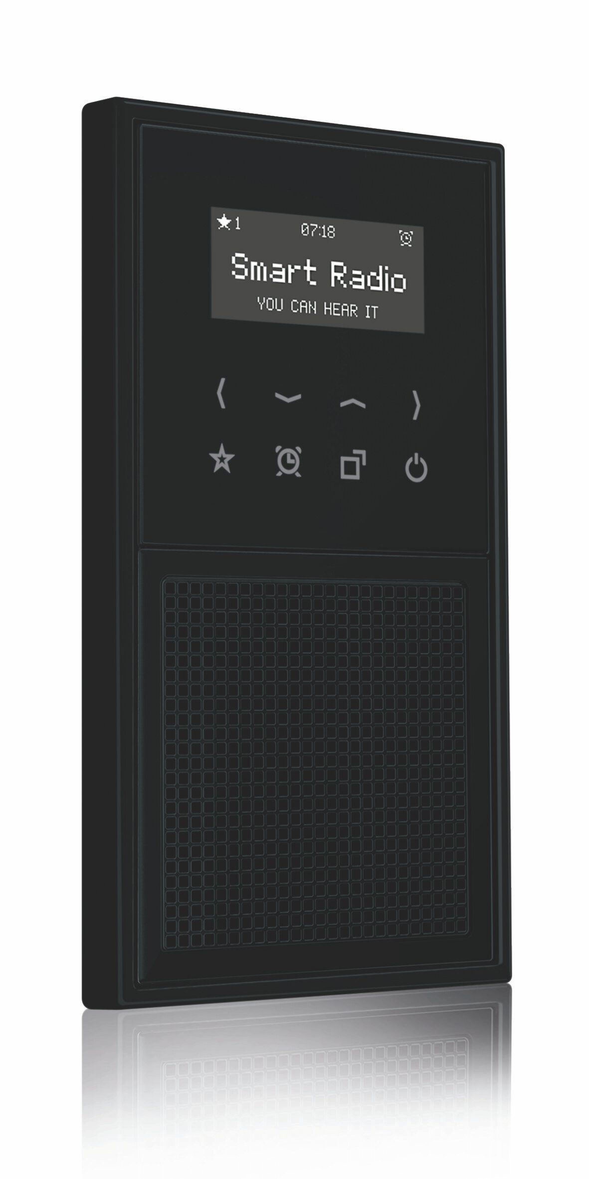 Jung DABLS1SW Smart Radio DAB+, Set Mono, Serie LS, schwarz