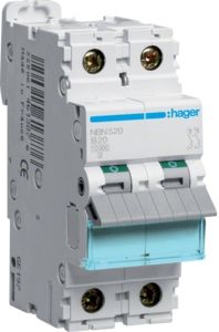 Hager NBN520 Leitungsschutzschalter B20A 1P+N