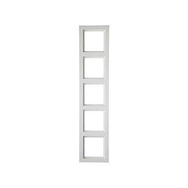 Berker 10156099 Rahmen 5-fach, Q.3, polarweiß samt