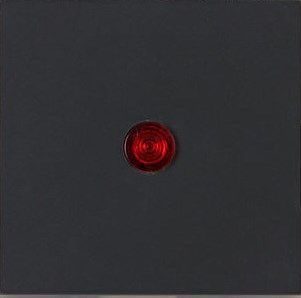 Kopp 490092000 HK07 - Flächenwippe mit Linse rot, Farbe: anthrazit