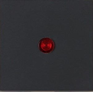 Kopp 490092000 HK07 - Flächenwippe mit Linse rot, Farbe: anthrazit