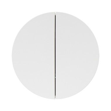 Berker 85142139 Taste für Schalter/Dimmer 2-fach, R.1/R.3, polarweiß glänzend