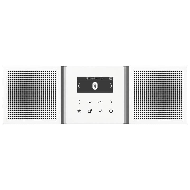 Jung DABLS2BTWW Smart Radio DAB+ mit Bluetooth Set Stereo
