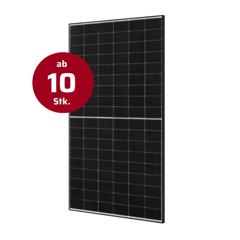 JA Solar JAM54D40-470/LR n-type Hochleistungsmodul Glas-Glas blackframe 470Wp