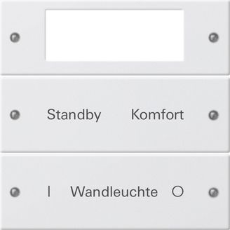 Gira 221203 Wippenset 2-fach Plus beschreibbar, System 55, Reinweiß glänzend (lackiert)