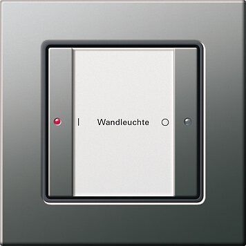 Gira 533100 eNet Funk-Wandsender 1-fach, System 55, Inbetriebnahme-Wippe