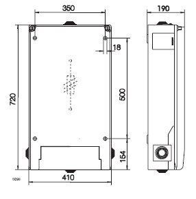 ABN HS864C Hausanschlusskasten NH00 50-185mm²