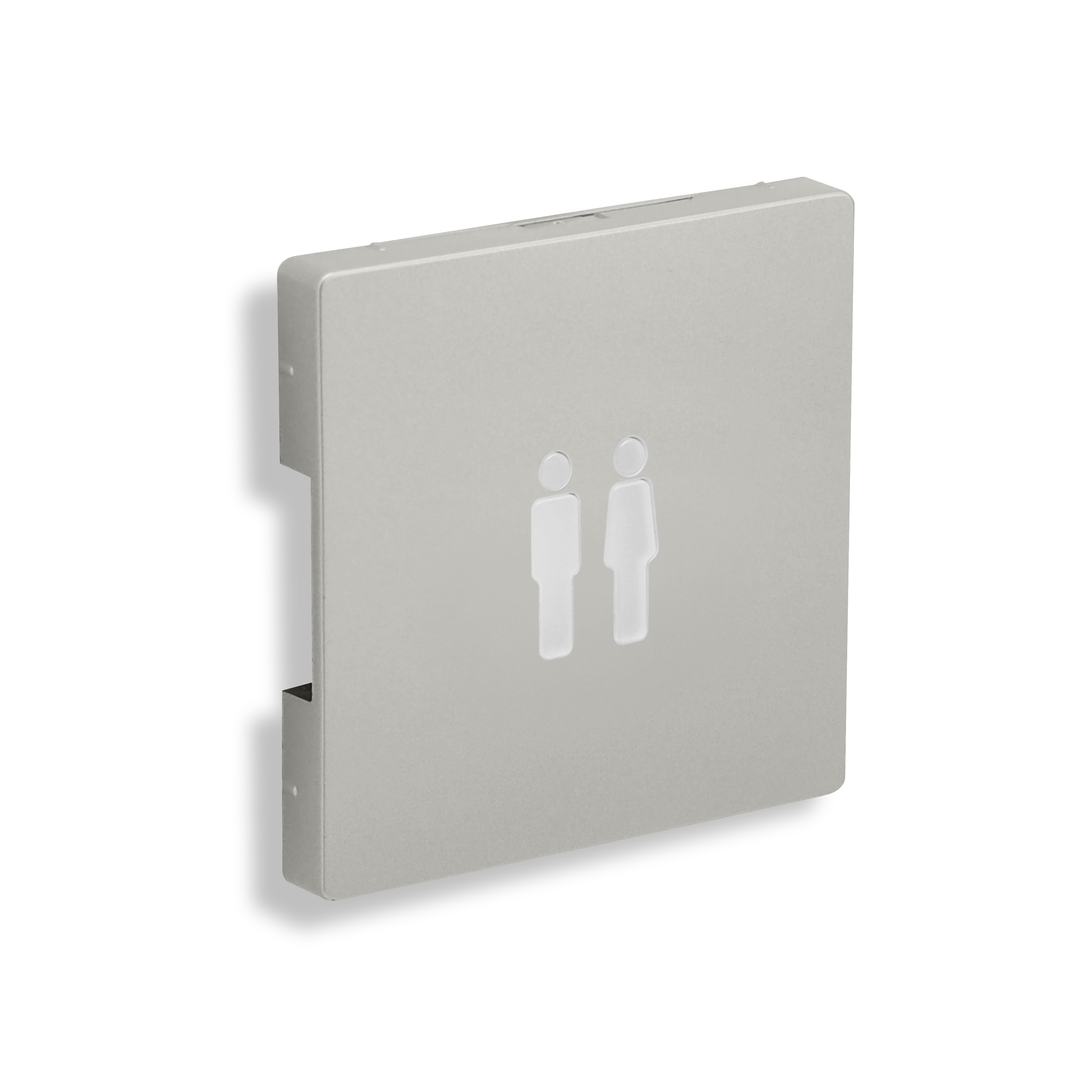 qles SYL6036 Symbollicht, für Merten D-Life, beleuchtet/LED/RGB, Edelstahl, lackiert, IP44