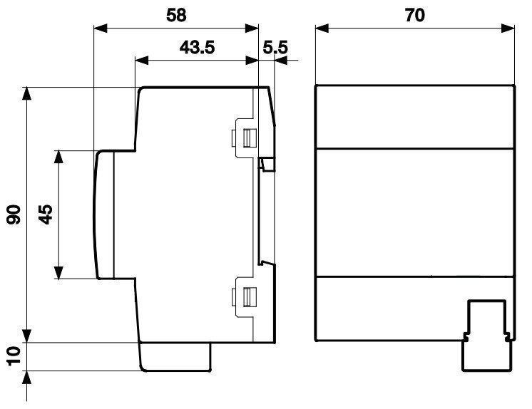 Busch-Jaeger DG-M-1.16.11 DALI-Gateway, 1-16 fach,  MDRC, BJE MDRC, BJE, grau, Busch-free@home®