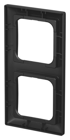 Busch-Jaeger 1722-915 Rahmen 2-fach, Busch-balance SI, schwarz matt
