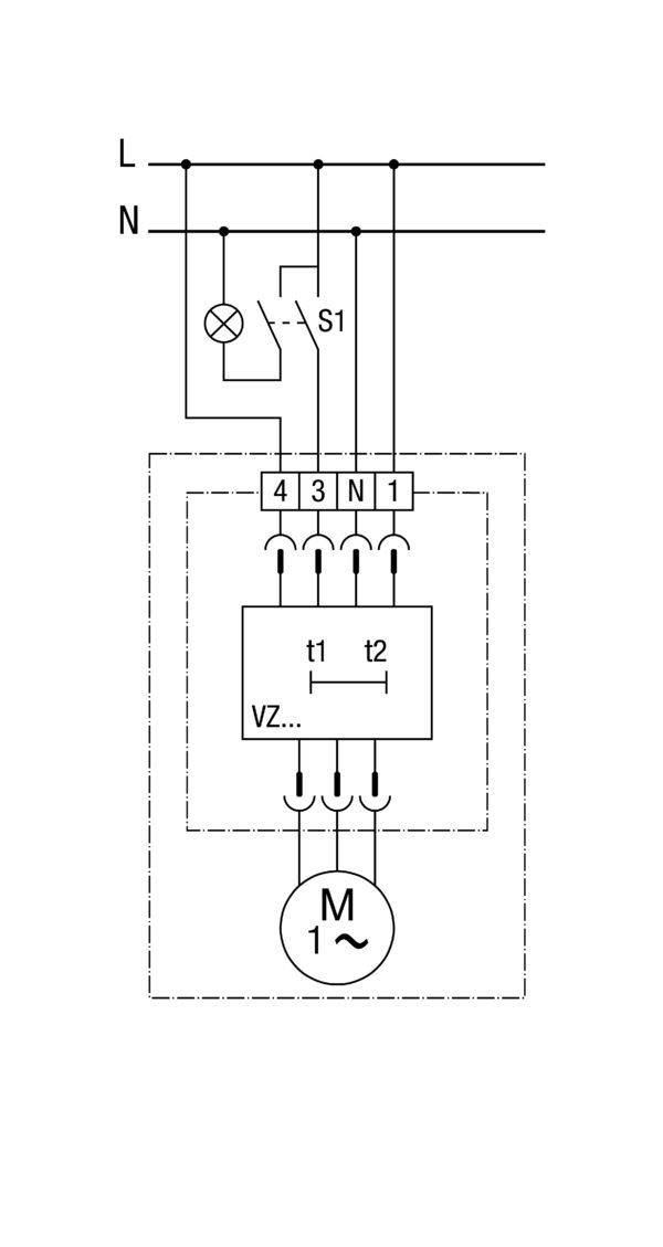 Maico ER 100 GVZ Ventilatoreinsatz, 100 m³/h, mit Grundlastschaltung und Verzögerungszeitschalter