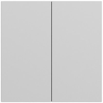 Gira 536276 System 3000 Bedienaufsatz 2-fach, System 70, grau matt (lackiert)
